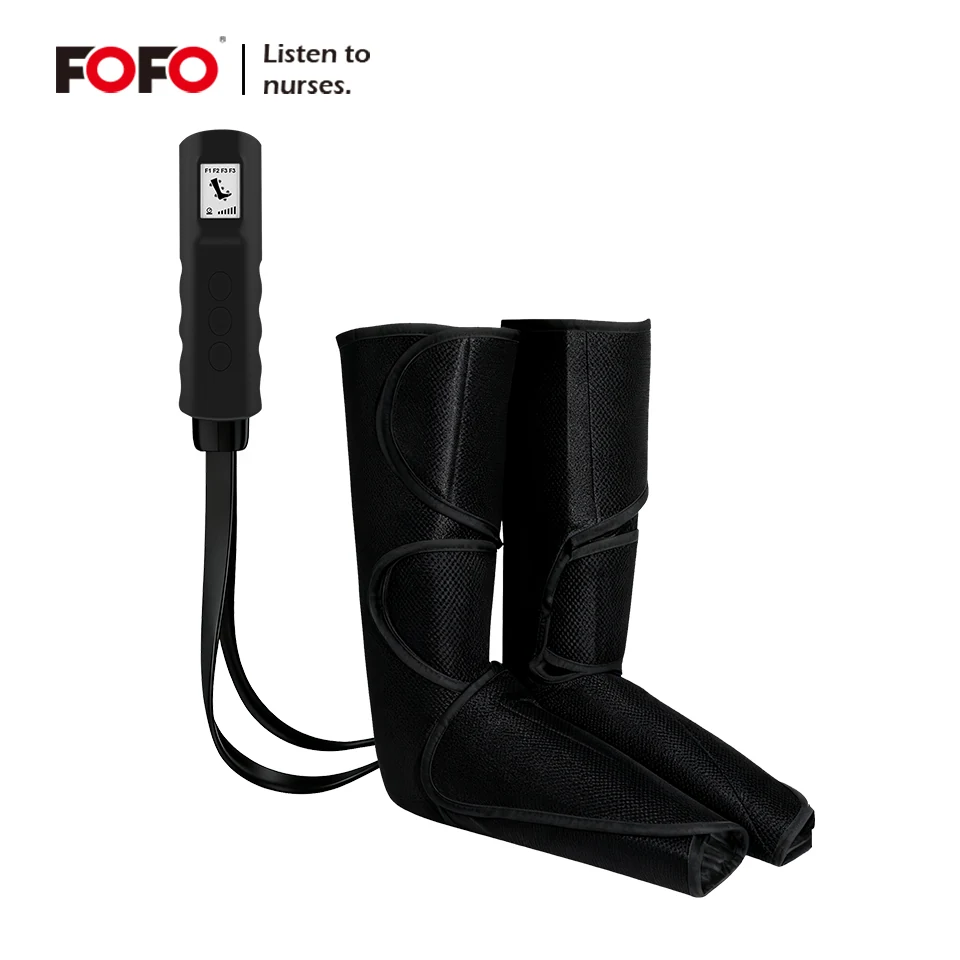 Heated six-chamber leg compression system — product reference image