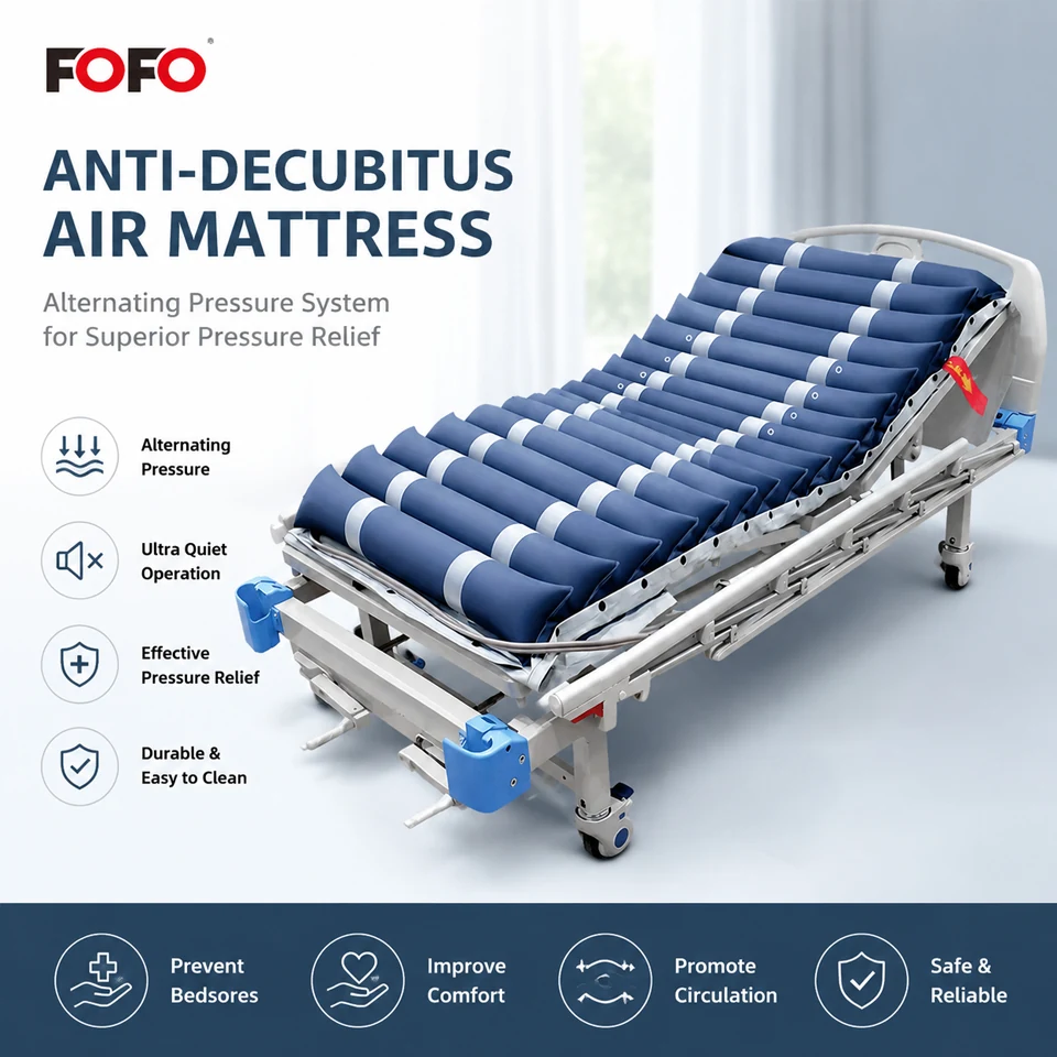 17-cell PVC mattress with optional cover — product reference image