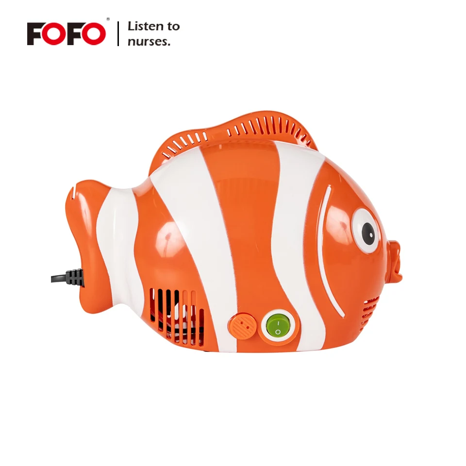 Fish-shaped compressor nebulizer — product reference image