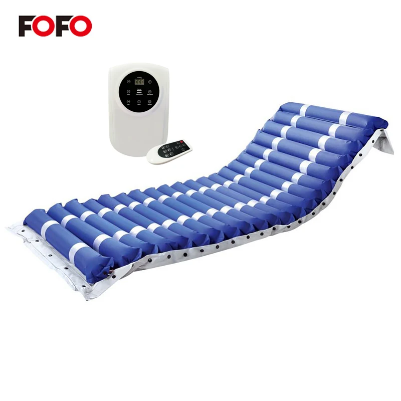 Tubular mattress with alternating pump options — product reference image