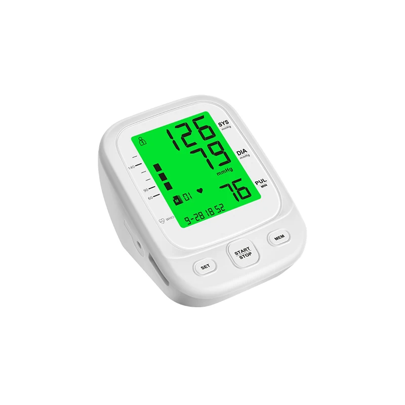 Digital blood-pressure monitor with two-user memory — product reference image
