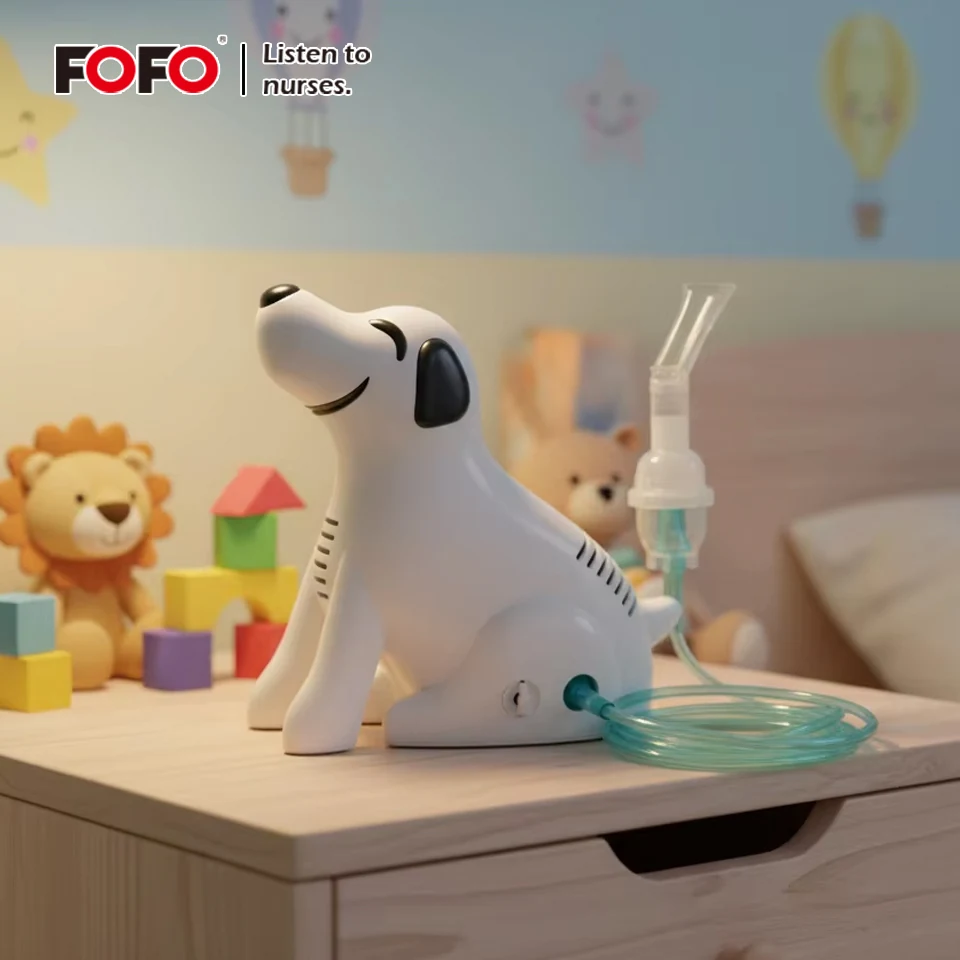 Dog-shaped compressor nebulizer — product reference image