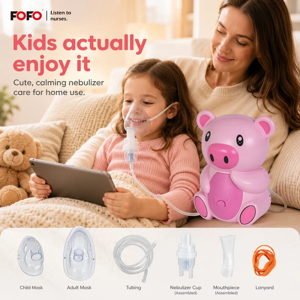 Pig-shaped compressor nebulizer — product reference image