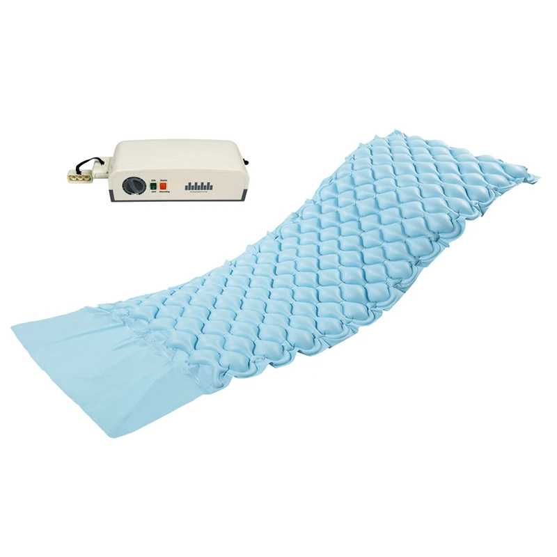 Bubble mattress overlay with pump — product reference image