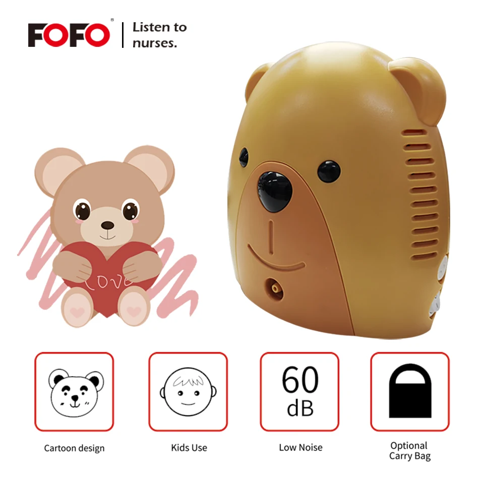 Bear-head compressor nebulizer — product reference image