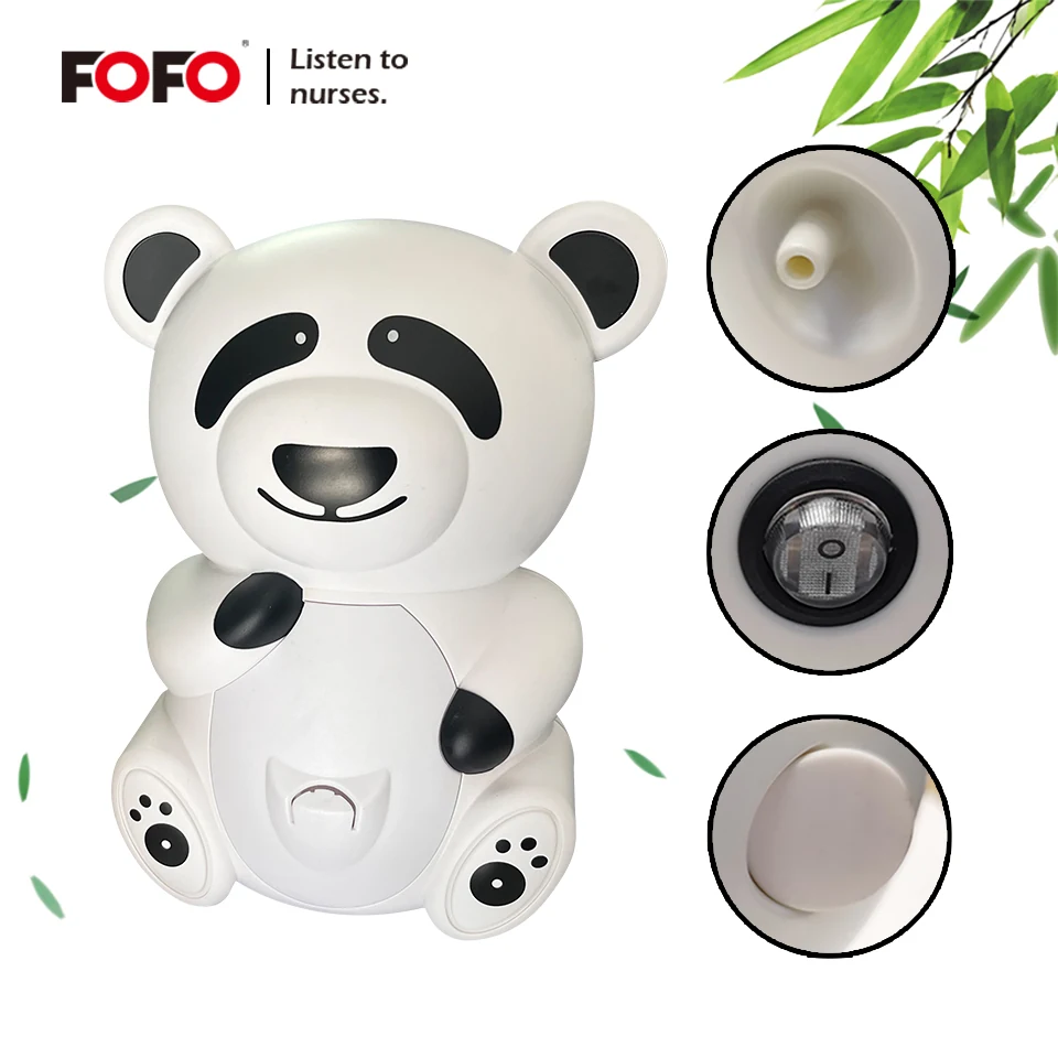 Panda-shaped compressor nebulizer — product reference image