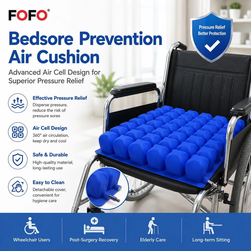 46 cm air seat cushion with status alarms — product reference image