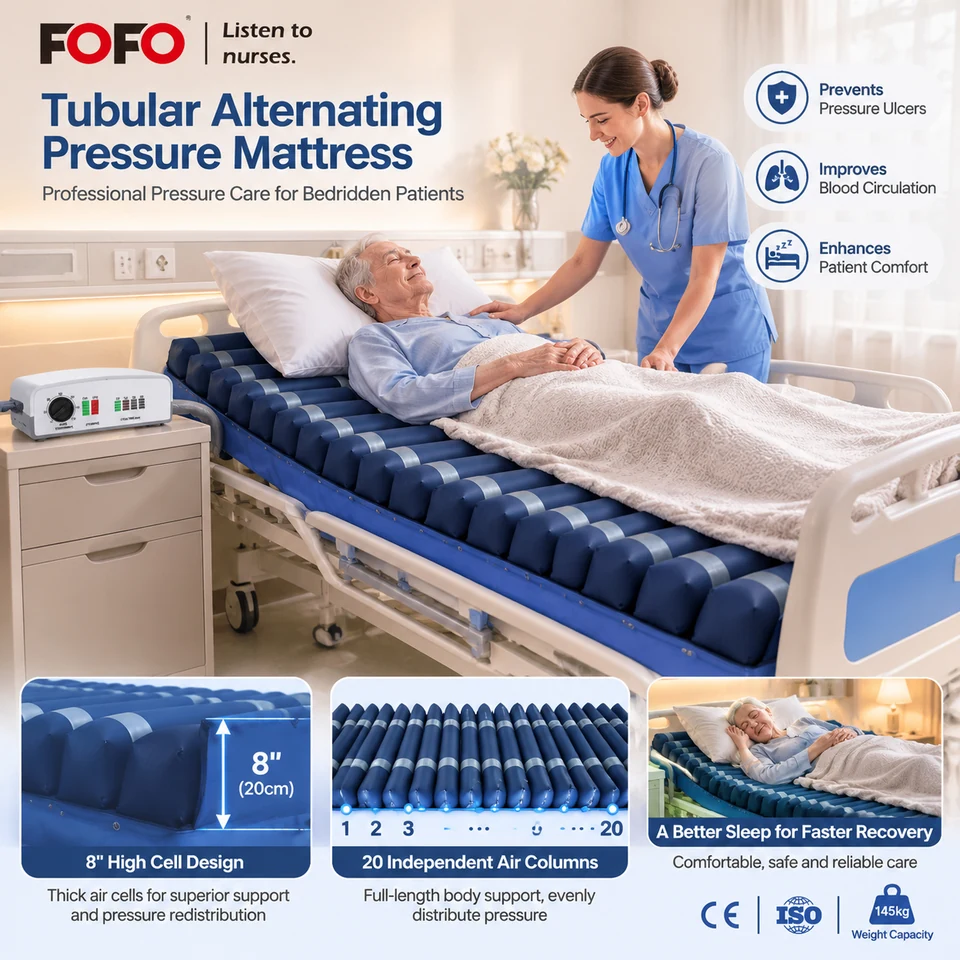20-cell low-air-loss mattress system — product reference image