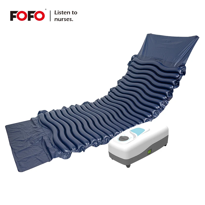 Longitudinal PVC mattress with 12-minute pump cycle — product reference image