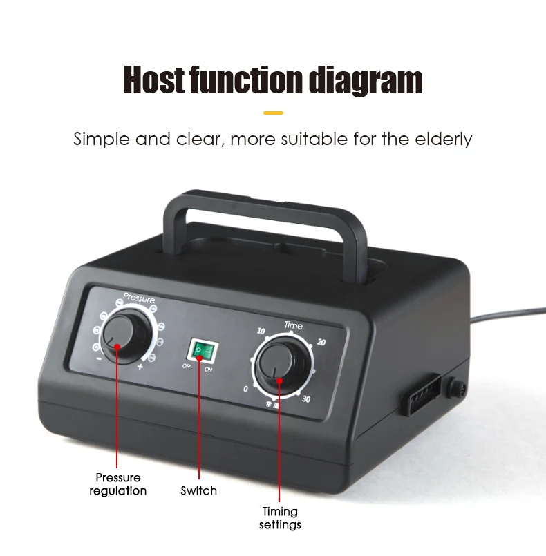 Heated leg-compression unit — product reference image