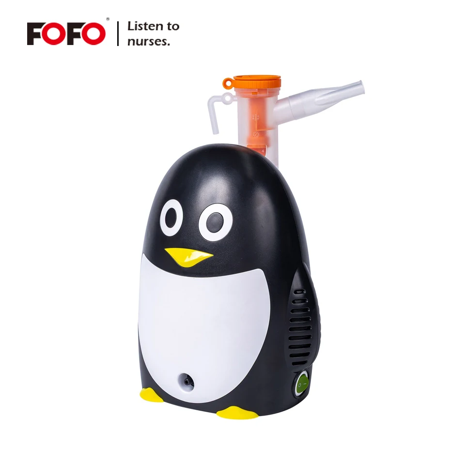 Penguin-shaped compressor nebulizer — product reference image