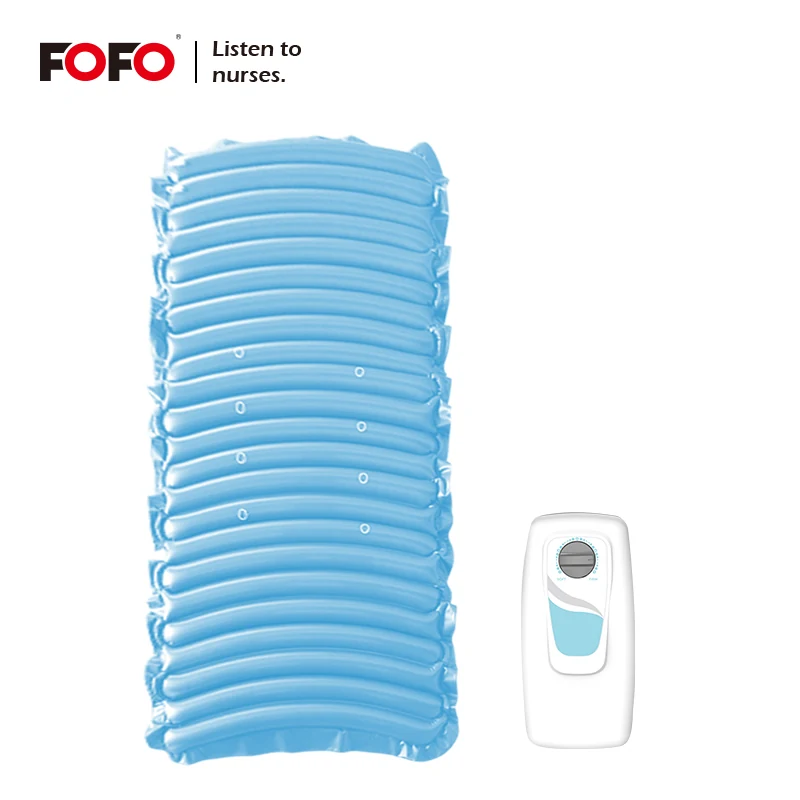 Longitudinal PVC mattress with 12-minute pump cycle — product reference image