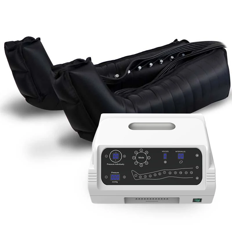 Air-compression controller with leg sleeves